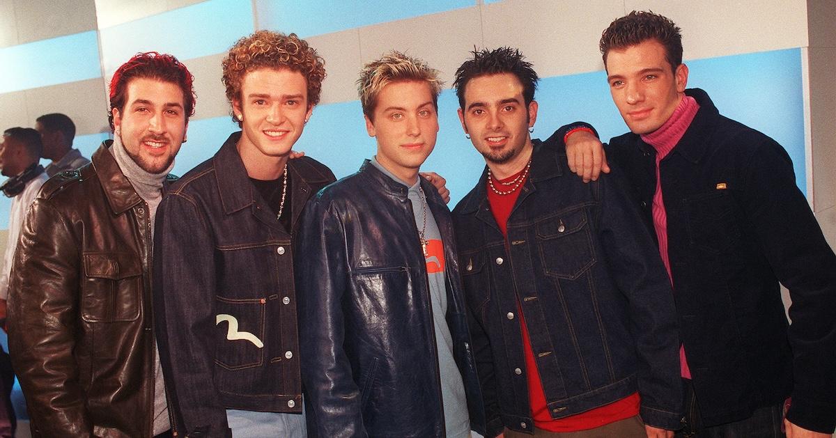 *NSYNC on MTV Total Request Live on March 8, 2000 in MTV's Times Square studios in New York City. 