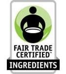 Fair trade certified ingredients