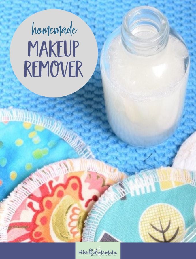 Homemade natural makeup remover