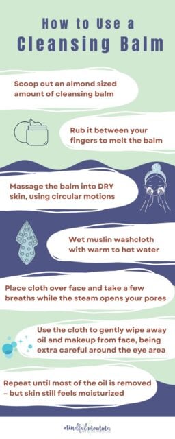 Homemade Cleansing Balm Infographic