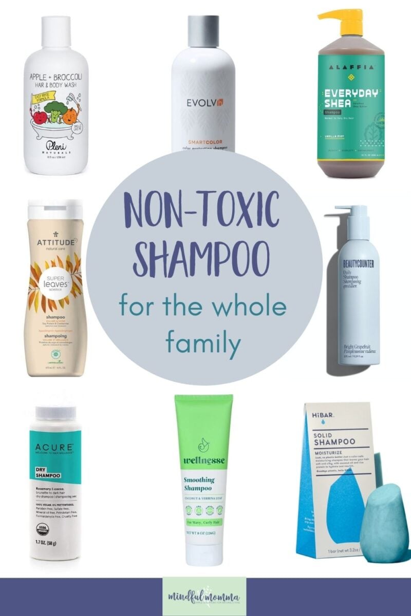 Discover the best natural, non-toxic shampoo brands to meet the needs of everyone in the family - including natural shampoo for all hair types, extra gentle shampoo for babies and affordable large-sized shampoo for the family bathroom. We also review zero waste shampoo bars and non-toxic dry shampoos. via @MindfulMomma