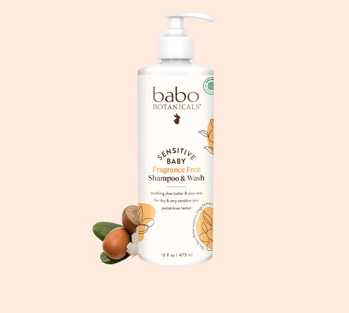 babo botanicals baby shampoo & wash