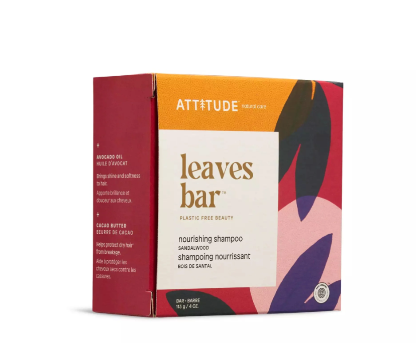 ATTITUDE bar leaves shampoo bar