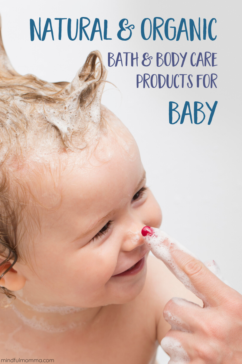 A guide to the best organic and all natural baby products including gentle baby skin care, diaper care, baby shampoo and natural baby bath products with clean ingredients.  via @MindfulMomma